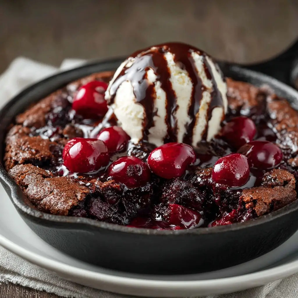 Chocolate Cherry Dump Cake
