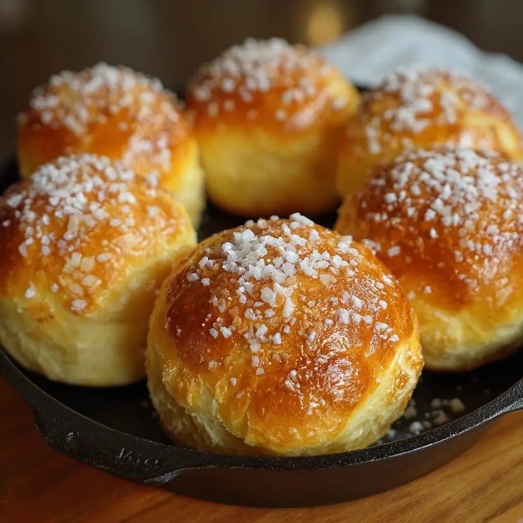 Custard Filled Sweet Bread Rolls