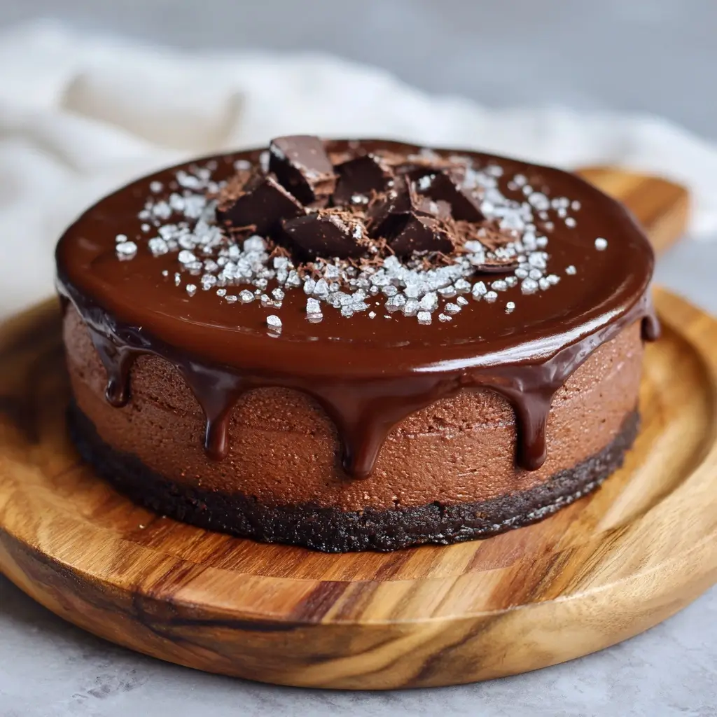 Dark Chocolate Mousse Cake