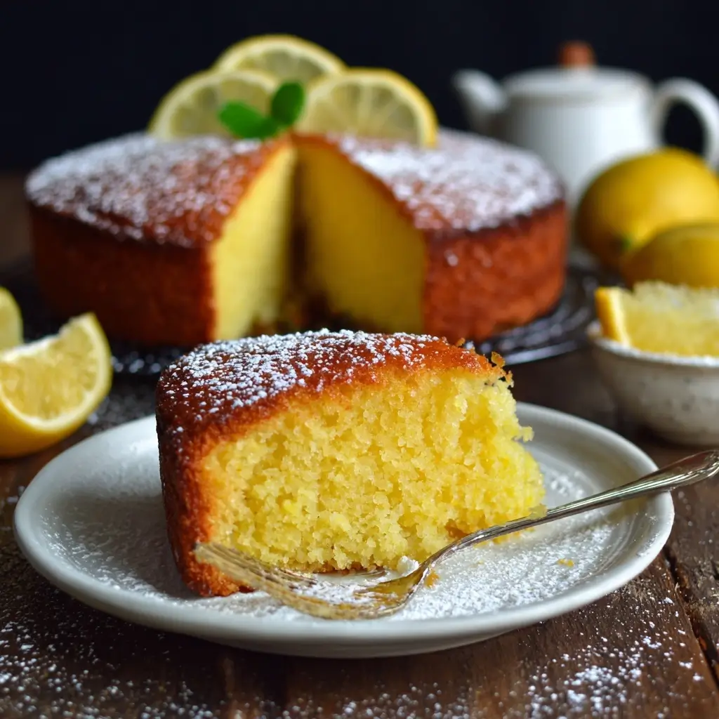 Easy One bowl Lemon Cake