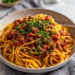 Easy Spaghetti with Meat Sauce