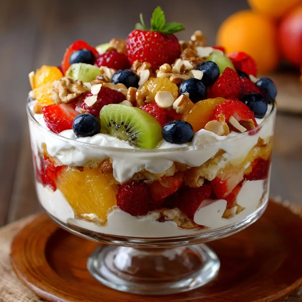 Fruit Salad with Pudding