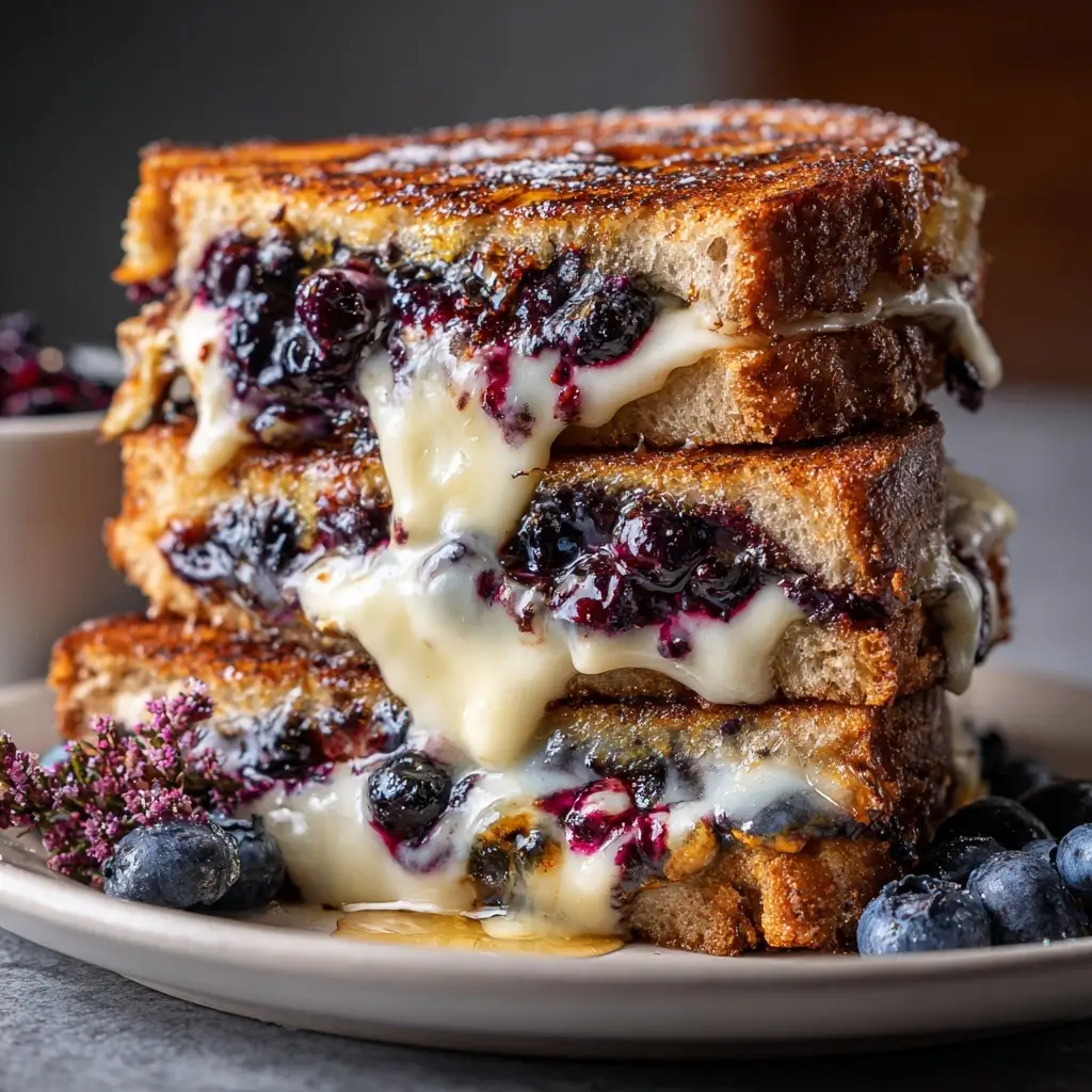 Gourmet Blueberry Grilled Cheese