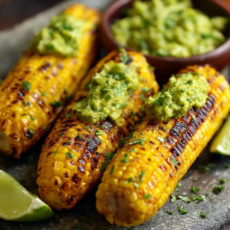 Grilled Corn Guacamole