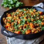 Ground Turkey Sweet Potato Skillet