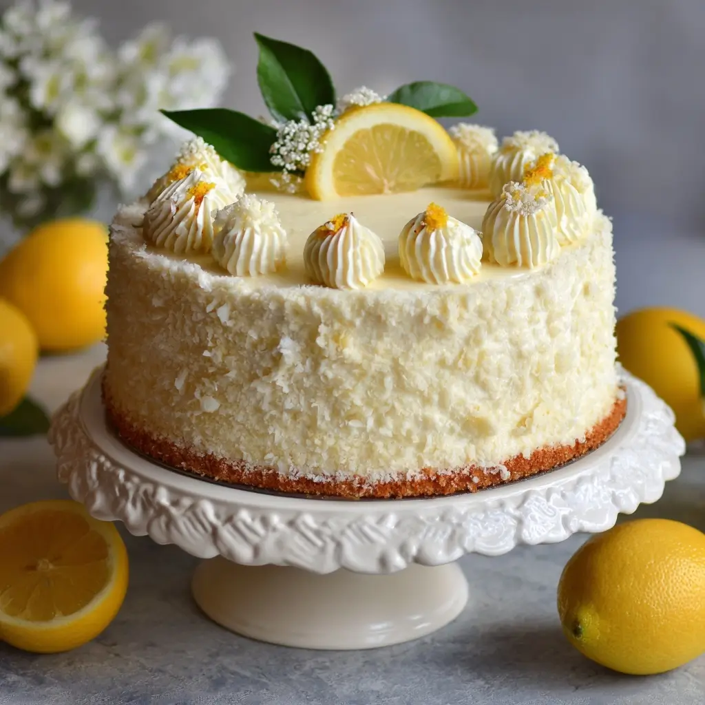 Italian Lemon Cream Cake