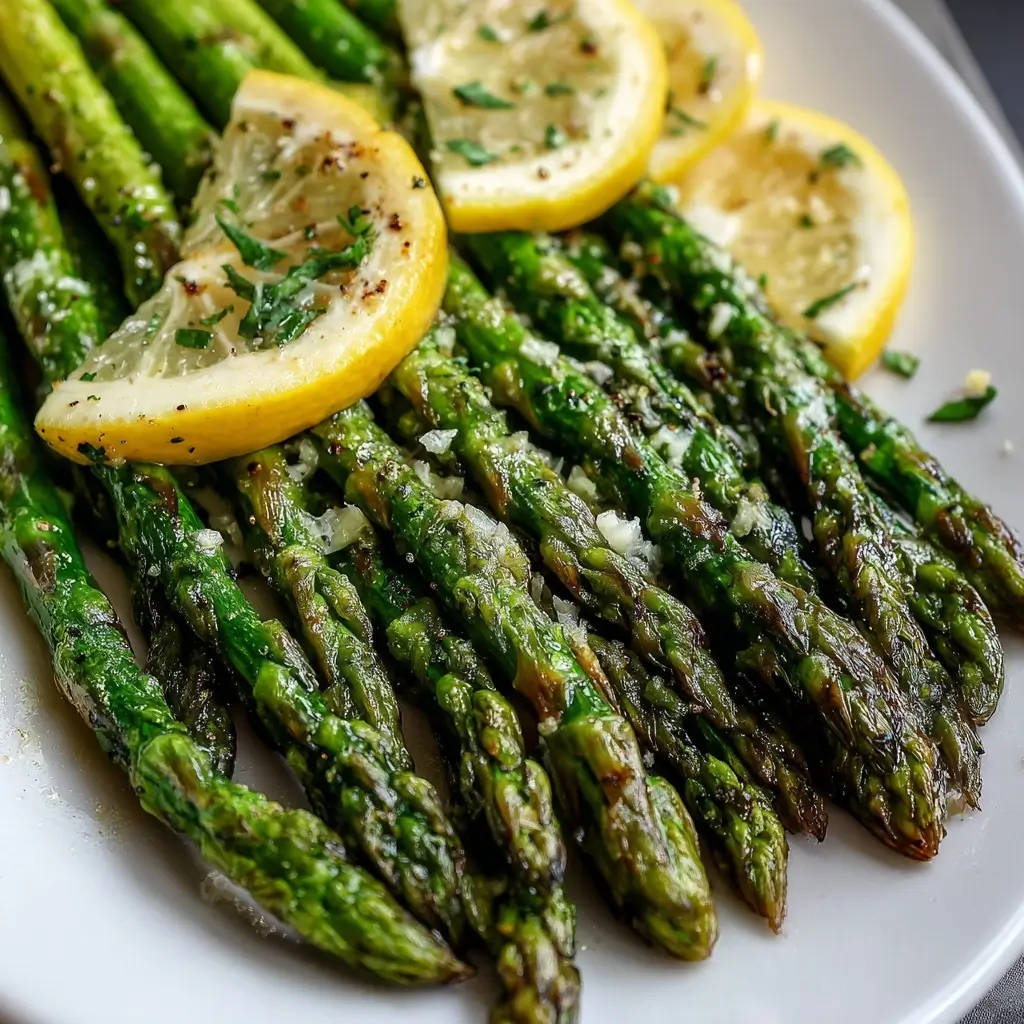 Lemon Garlic Asparagus