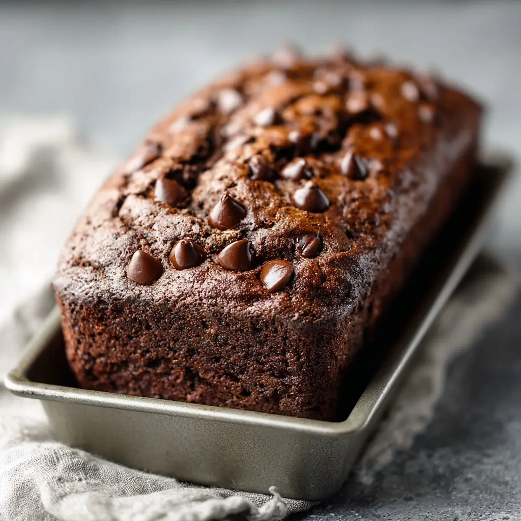 One-Bowl Double Chocolate Chip Bread