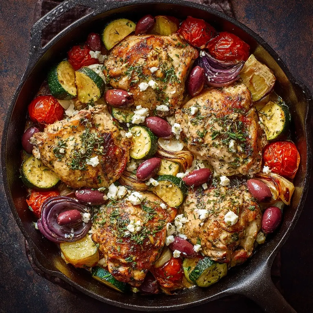 One-Pan Greek Chicken & Veggies