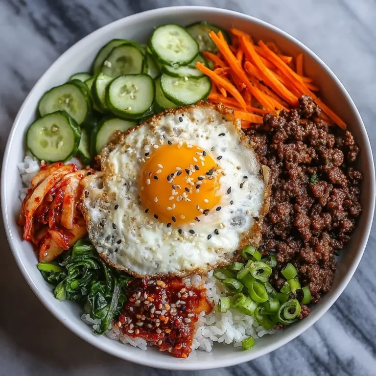 Quick & Easy Korean Ground Beef Bowl