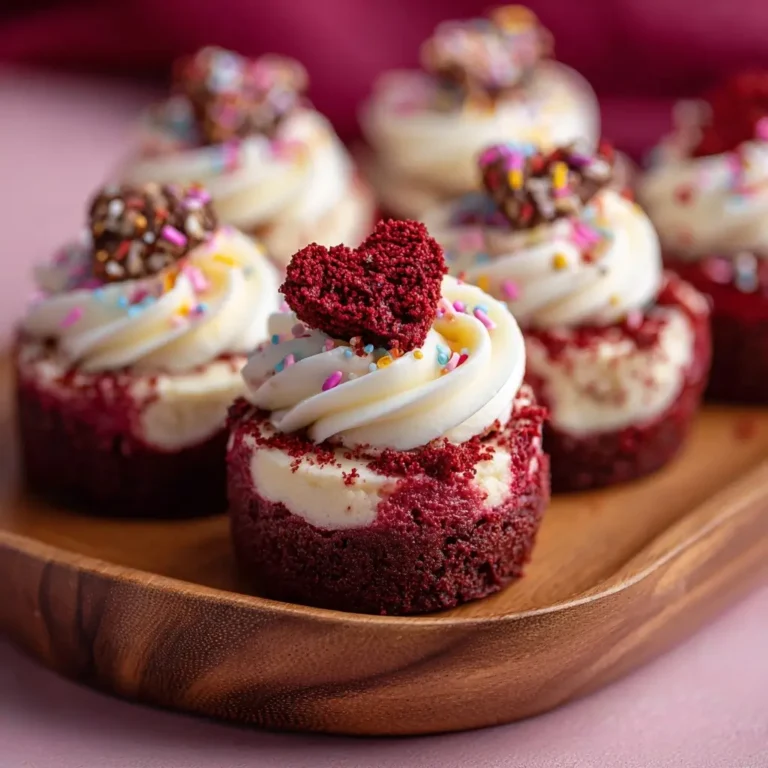 Red Velvet Cheesecake Bites