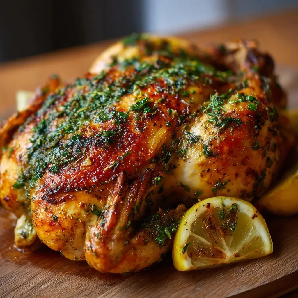 Roast Chicken with Herbs & Lemon