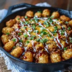 Sloppy Joe Tater Tot Casserole