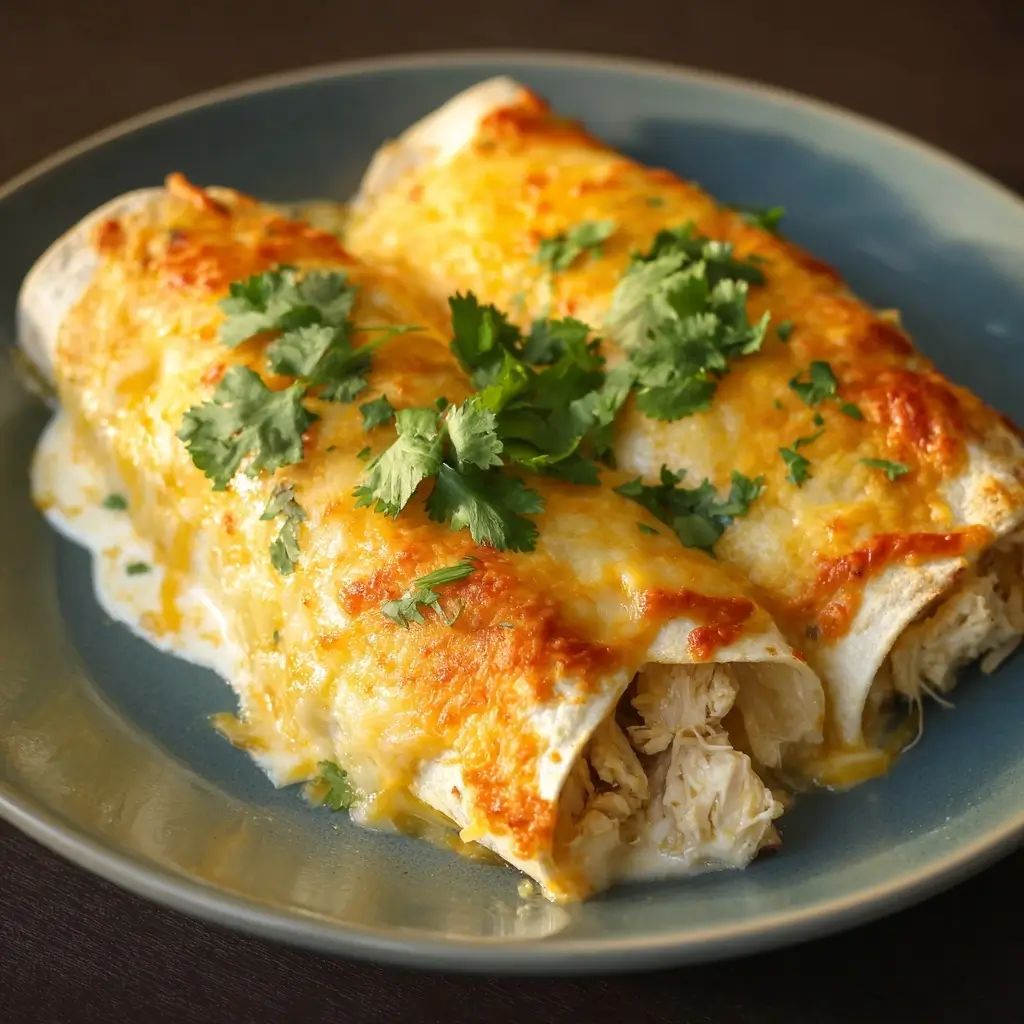 Sour Cream Chicken Enchiladas