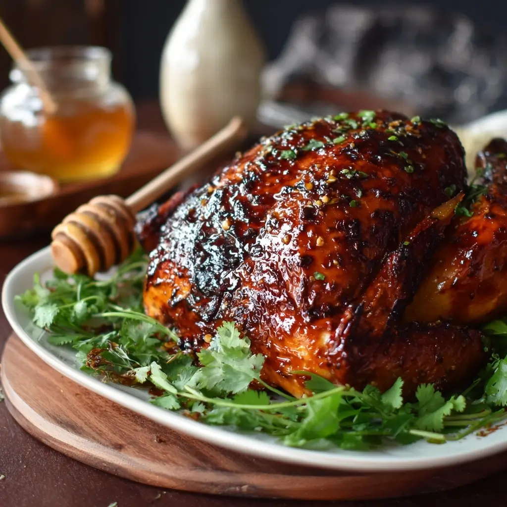 Soy Sauce + Honey Glazed Turkey