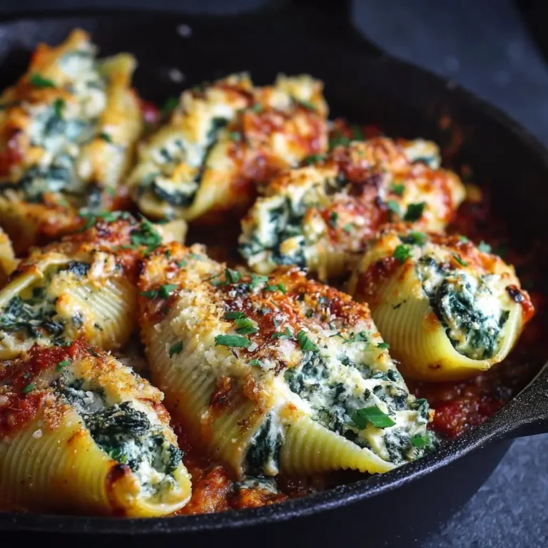 Spinach Ricotta Stuffed Shells