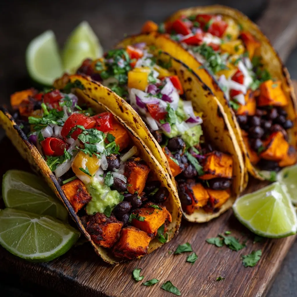 Sweet Potato Black Bean Tacos