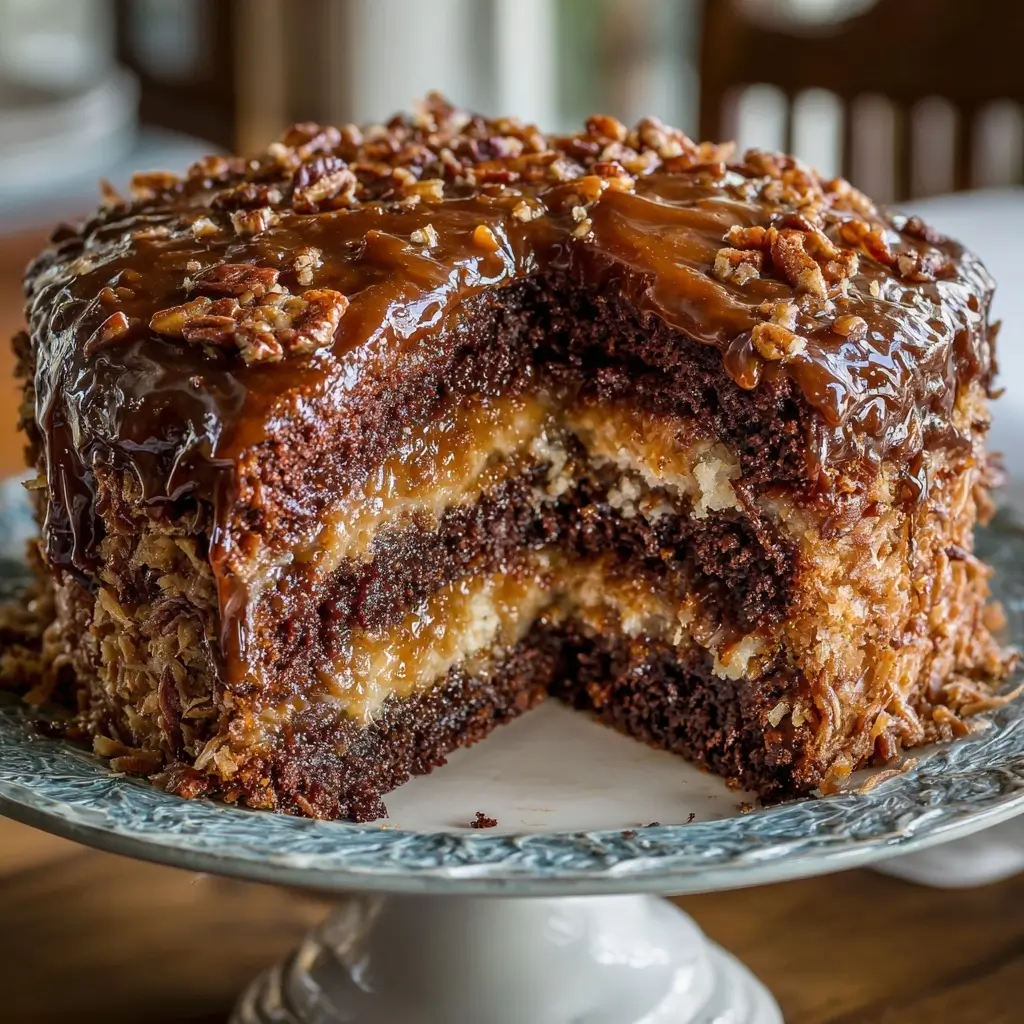 The Best Ever Moist German Chocolate Cake