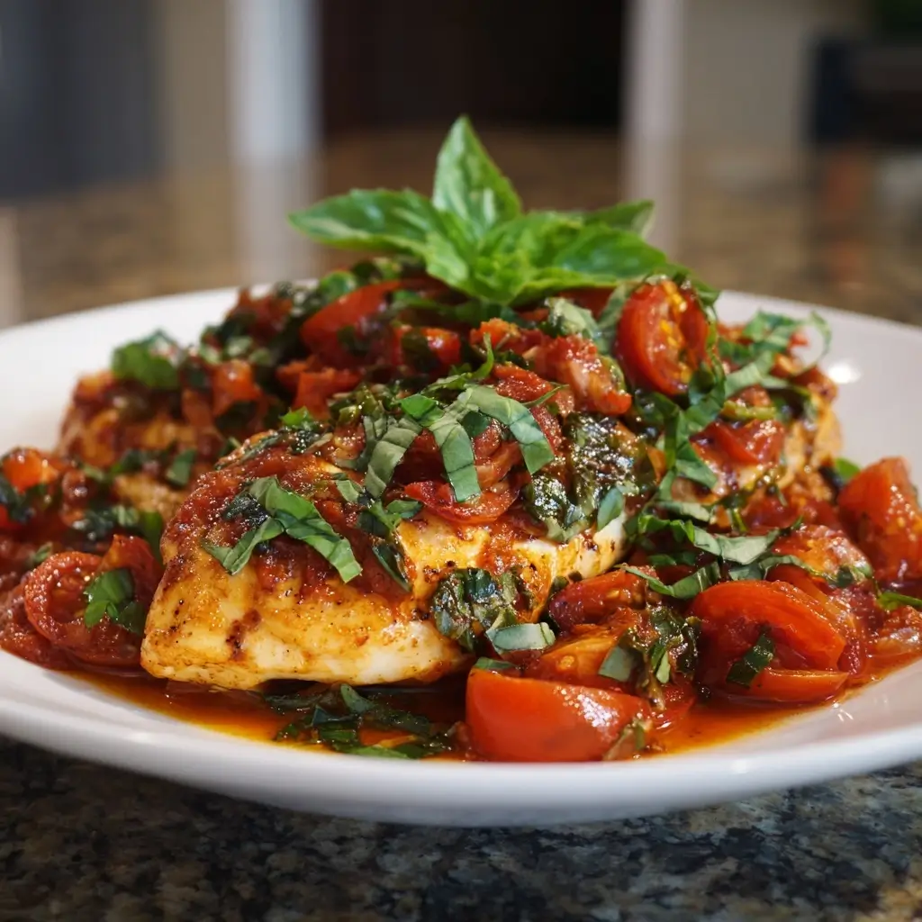 Tomato-Basil Chicken