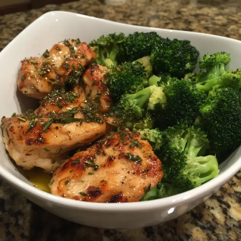 chicken and broccoli