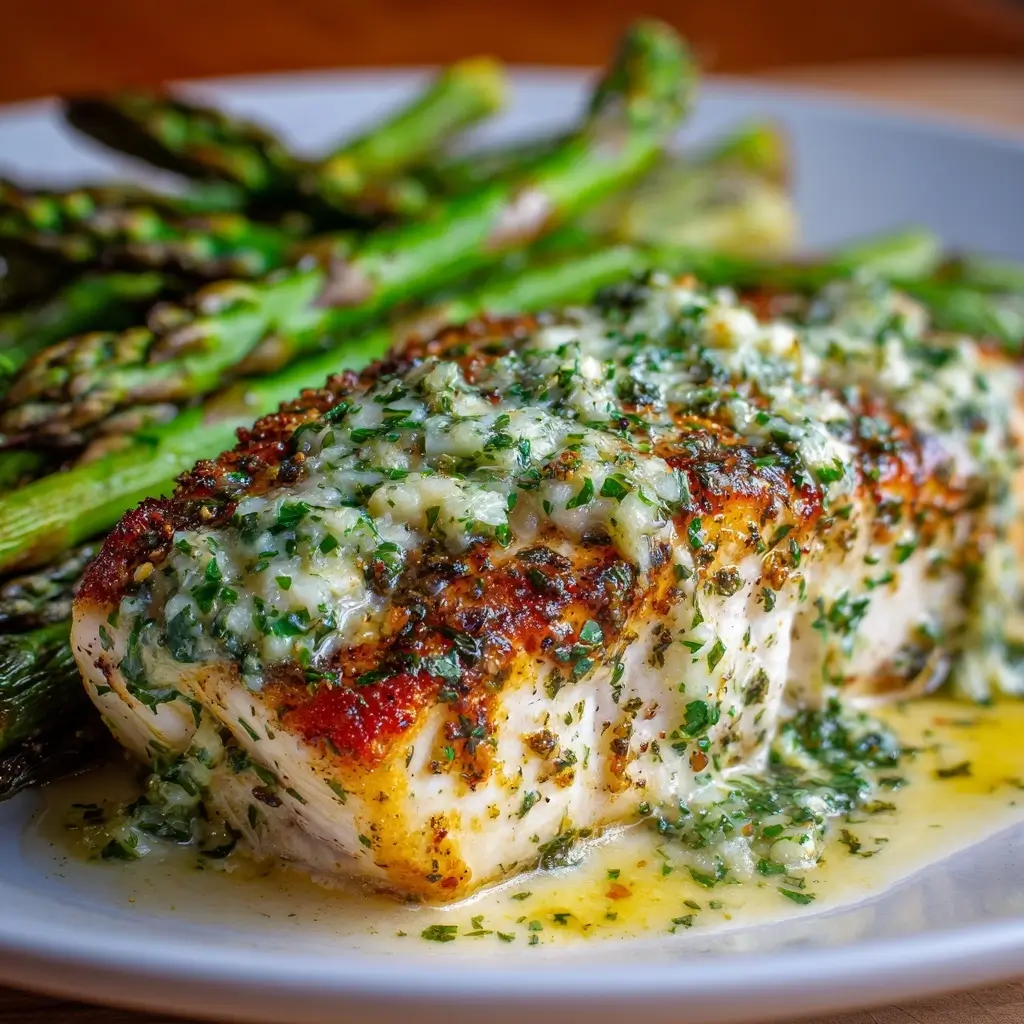 Baked Mahi-Mahi with Garlic-Herb Butter