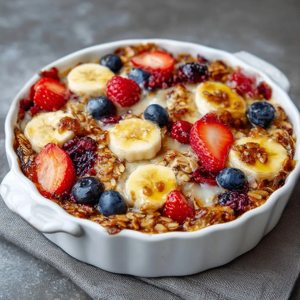 Baked Oatmeal with Fruits