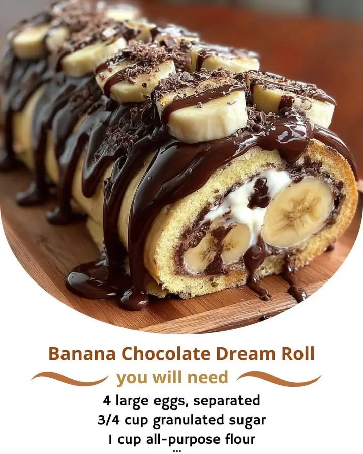 Banana Chocolate Dream Roll