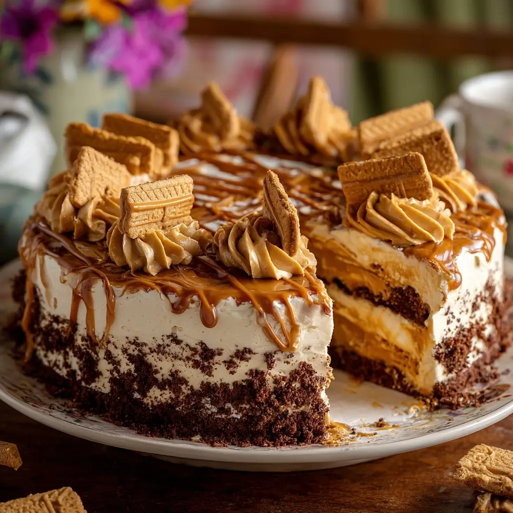 Biscoff & Chocolate Cake