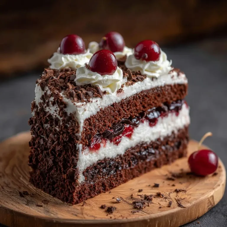 Black Forest Chocolate & Cherry Cake