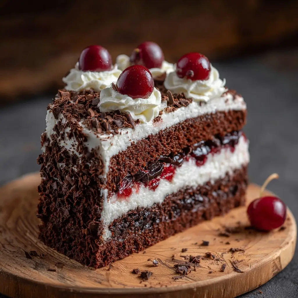 Black Forest Chocolate & Cherry Cake