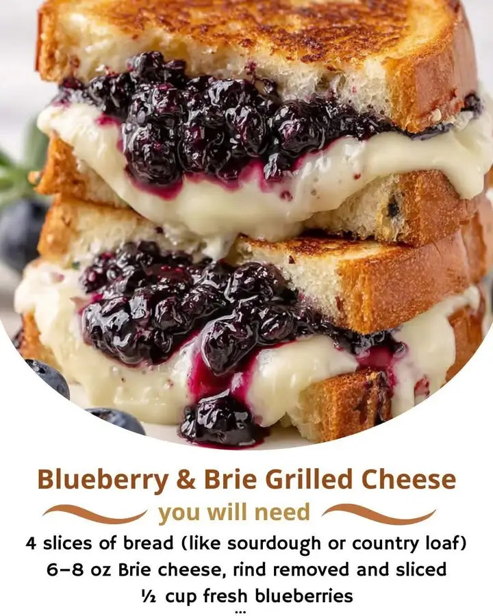 Blueberry & Brie Grilled Cheese
