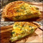 Broccoli Cheddar Quiche