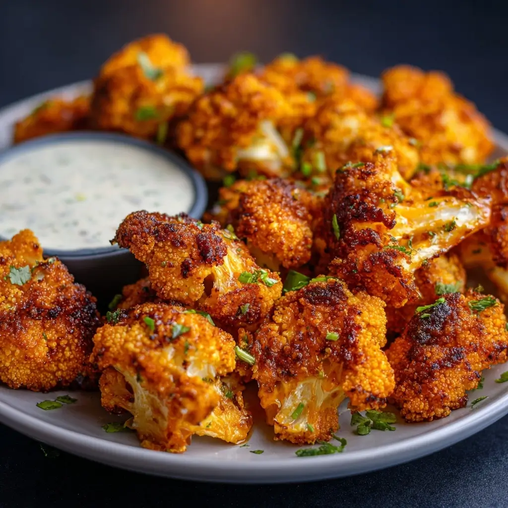 Buffalo Cauliflower Bites