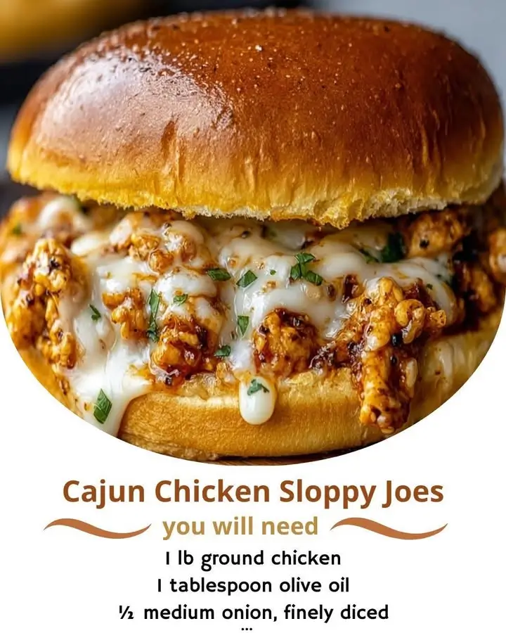 Cajun Chicken Sloppy Joes