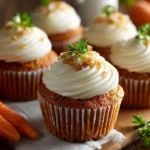 Carrot Cupcakes with Cream Cheese Frosting