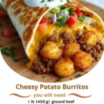 Cheesy Potato Burritos