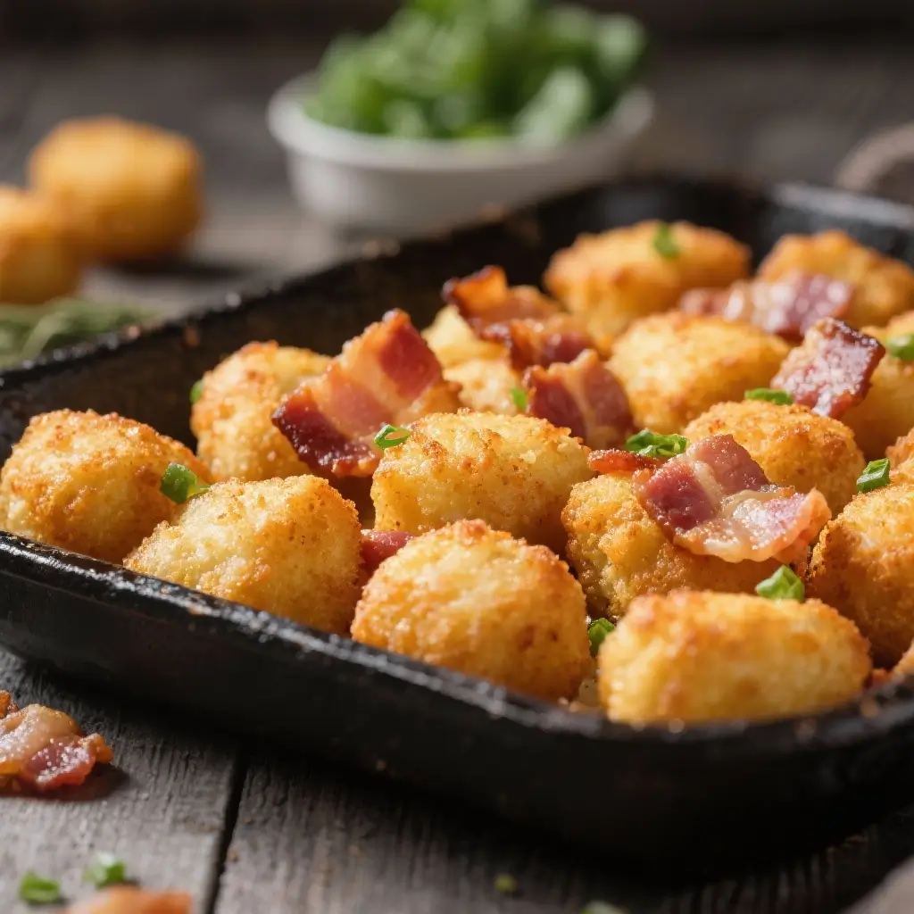 Chicken Bacon Tater Tot Bake