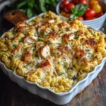 Chicken Caesar Pasta Casserole