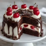Chocolate Cherry Bomb Cake