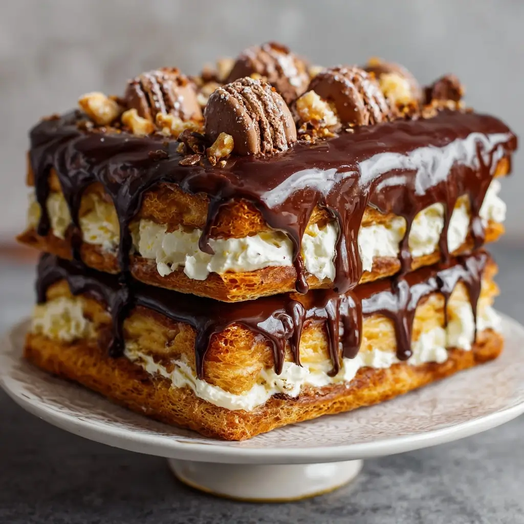 Chocolate Eclairs Layer Cake
