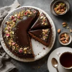 Chocolate Granola Crunch Cake