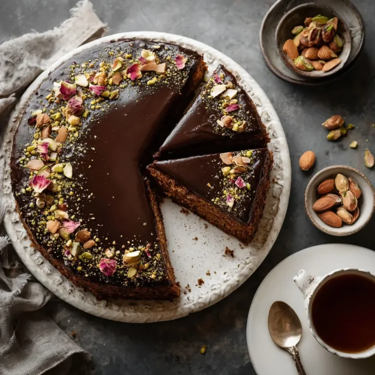 Chocolate Granola Crunch Cake