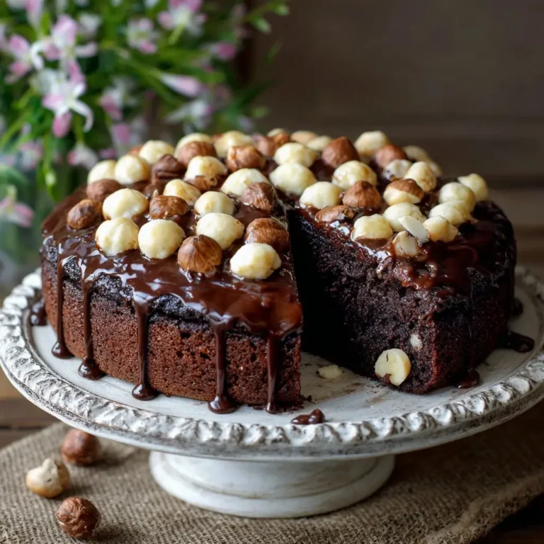 Chocolate Hazelnut Spread Cake