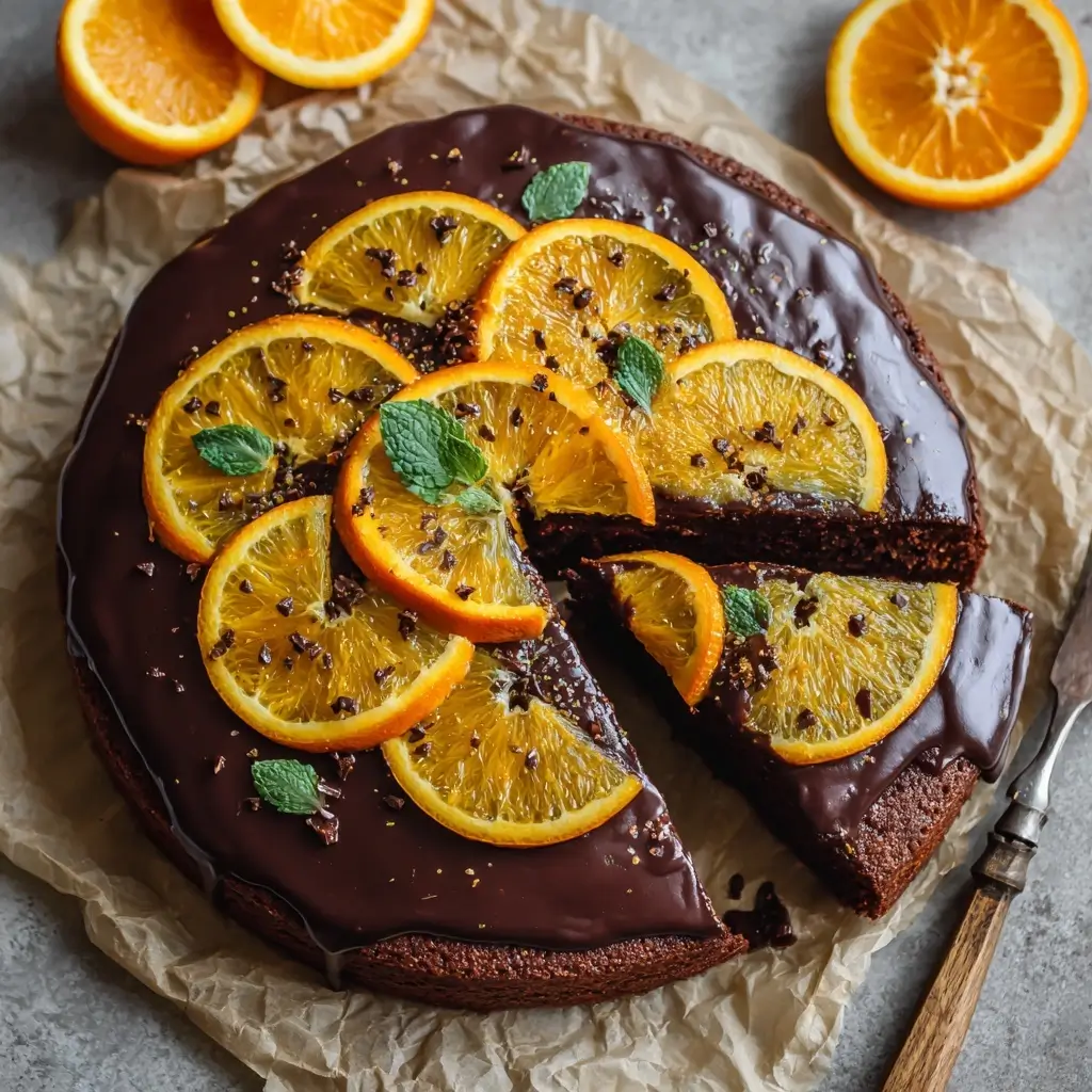Chocolate Orange Olive Oil Cake