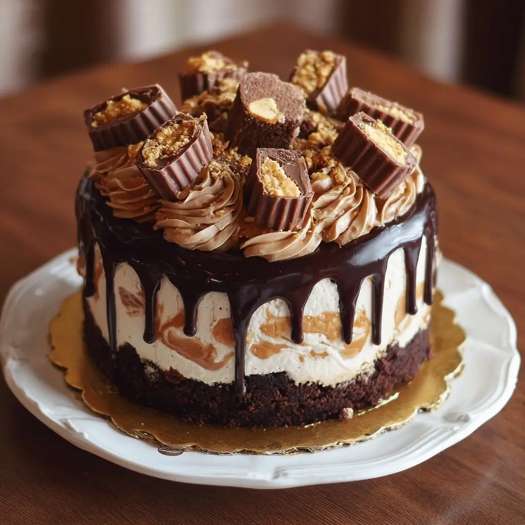 Chocolate Peanut Butter Cup Cake
