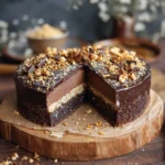 Chocolate Tahini Halva Cake
