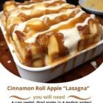 Cinnamon Roll Apple “Lasagna”