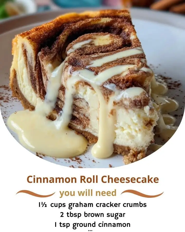 Cinnamon Roll Cheesecake Recipe