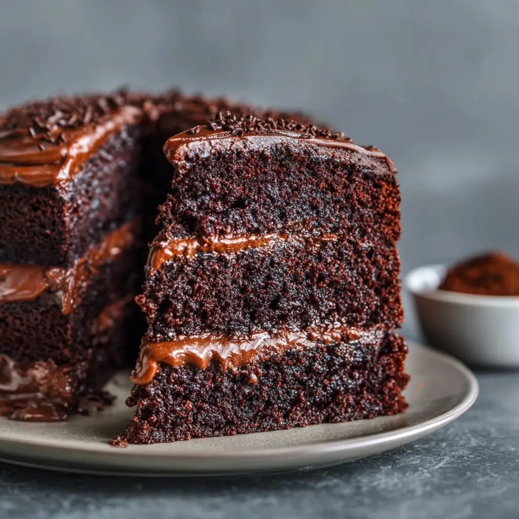Classic Devil’s Food Chocolate Cake
