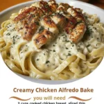 Creamy Chicken Alfredo Bake